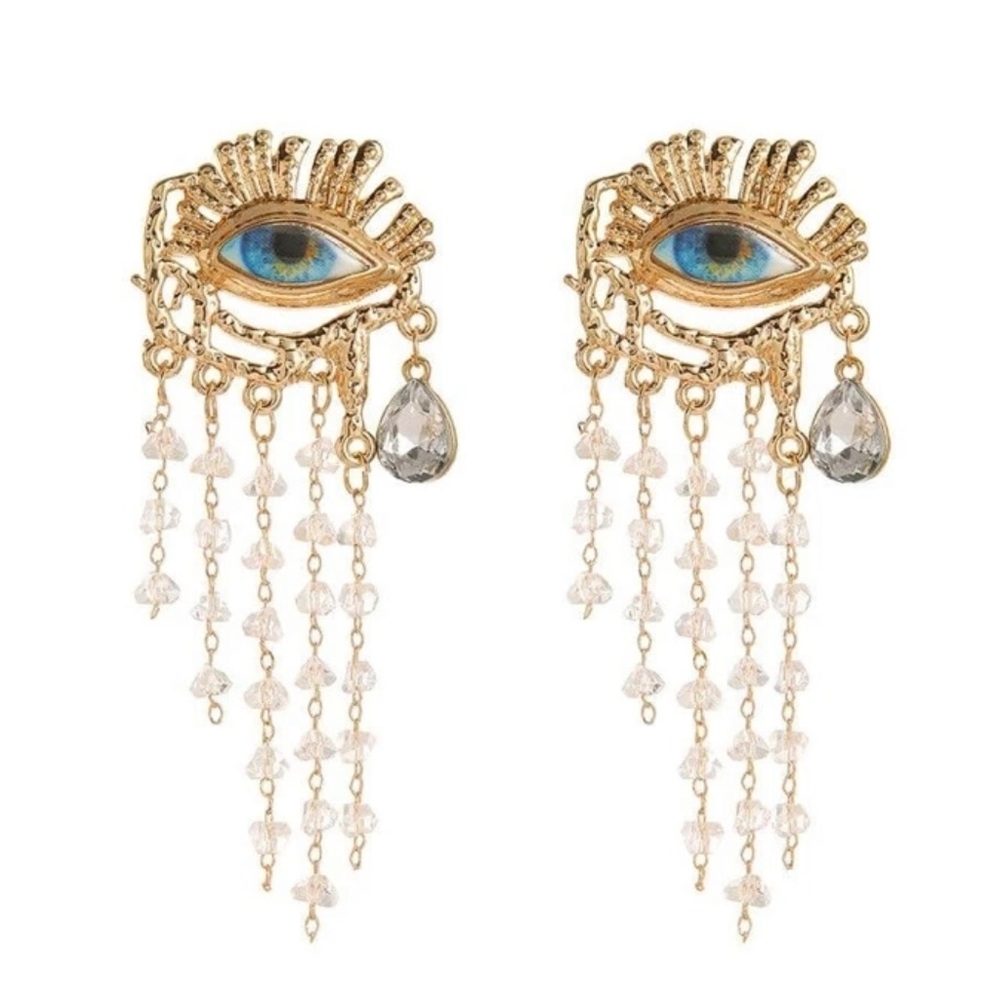 Schiaparelli style earrings